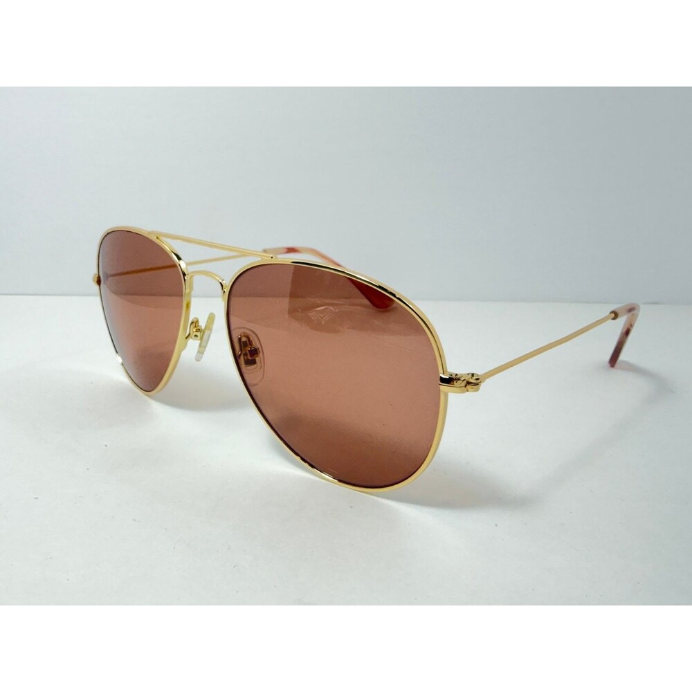 DIFF Cruz GD-PP06 Sunglasses Women's Gold Brown Aviator UV Protection Fashion